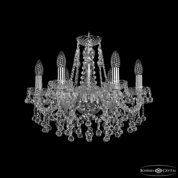 Подвесная люстра Bohemia Ivele Crystal 1409 никель арт. 1409/6/160 Ni
