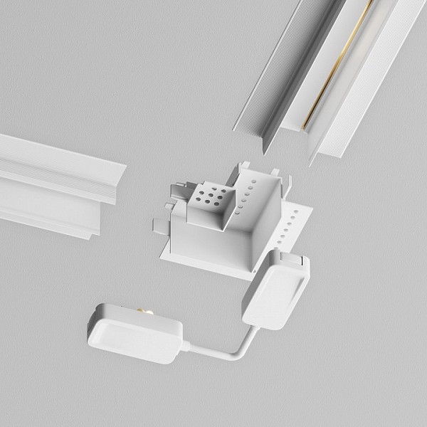 Соединитель для треков Maytoni Accessories for tracks Radity белый арт. TRA084CPC-W-12