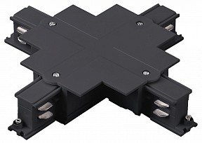 Соединитель для треков Lightstar Quattro черный арт. 503147-R