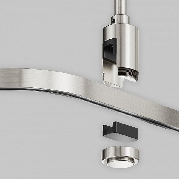 Трек Maytoni Technical Accessories for tracks Flarity металл арт. TRX154-RC80-PT