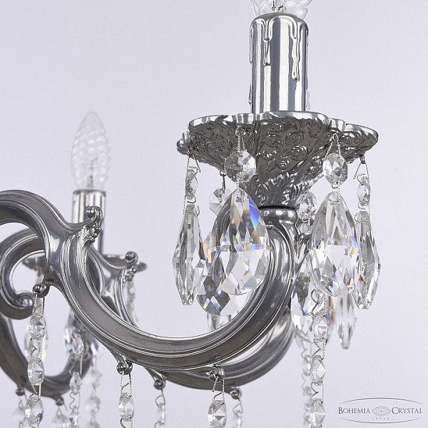 Подвесная люстра Bohemia Ivele Crystal AL7801 металл арт. AL78101/8/210 A CG