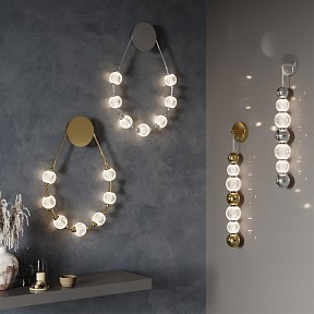 Бра Odeon Light Crystal 1 желтый арт. 5008/13WL