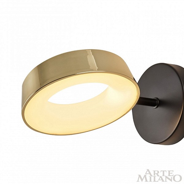 Бра Arte Milano Ferrara-71079 черный арт. 271079/1B BK/GD