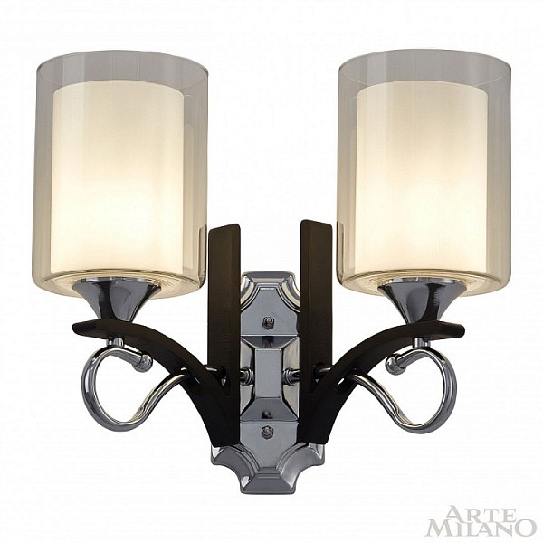 Бра Arte Milano Florentia-9167 никель арт. 309167/2W Bk/Ni