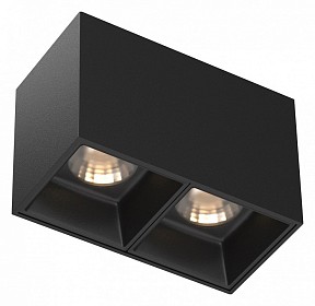 Накладной светильник Maytoni Alfa LED черный арт. C065CL-02-L12W3K-B