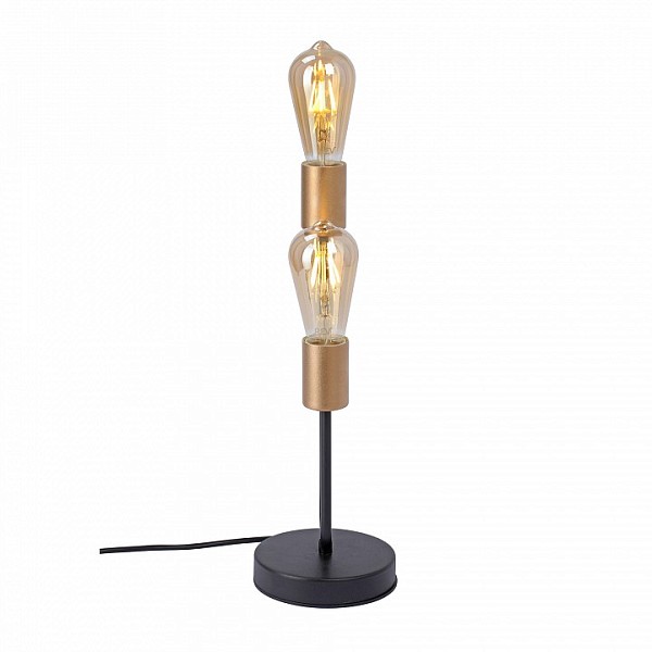 Настольная лампа декоративная Vitaluce V3005 золото арт. V3005-1/2L