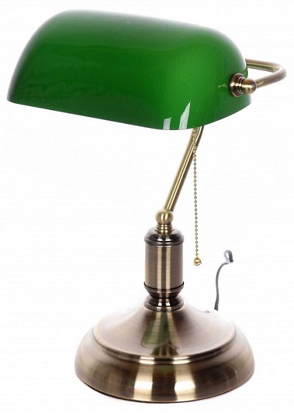 Настольная лампа декоративная LUMINA DECO Banker бронза арт. LDT 305 GR