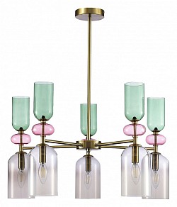 Люстра на штанге ST-Luce Gea желтый арт. SL2000.202.05