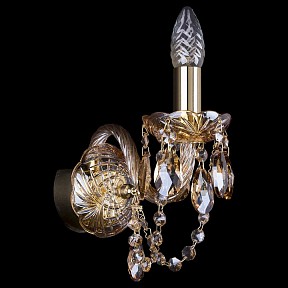 Бра Bohemia Ivele Crystal 1400 золото арт. 1402B/1/141/G/M721