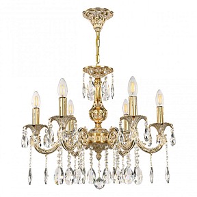 Подвесная люстра Bohemia Ivele Crystal AL7901 золото арт. AL79101/6/175 A GW
