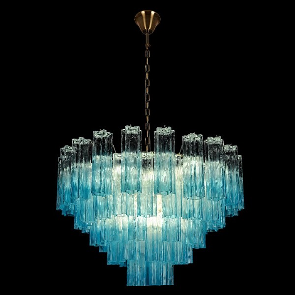 Подвесная люстра Loft it Murano бронза арт. 10580/800 Clear blue