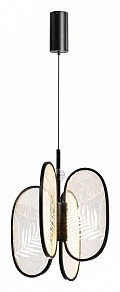 Подвесная люстра Odeon Light Piuma черный арт. 6665/38L