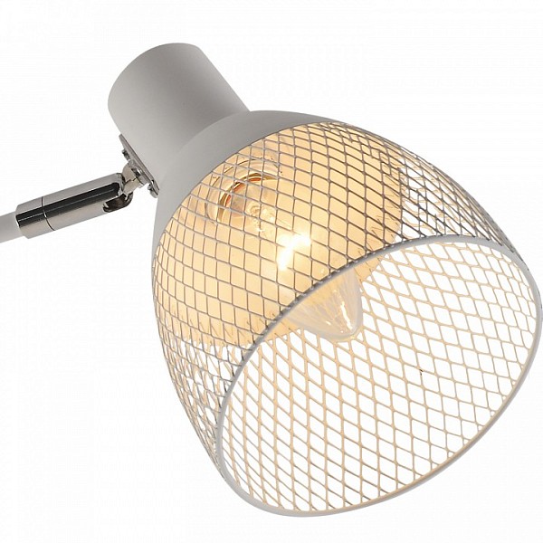 Потолочная люстра Reluce 01581-1 белый арт. 01581-3.3-03 WH+CR