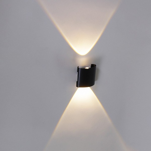 Накладной светильник Reluce  черный арт. 86831-9.2-002KT LED2*1W BK