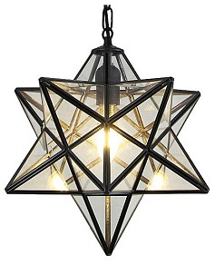 Подвесной светильник Imperiumloft Black Star Clear Glass черный арт. 101314-26