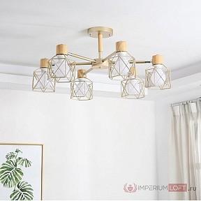 Люстра на штанге Imperiumloft CORF кремовый арт. CORF-B01