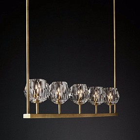 Светильник на штанге Imperiumloft RH Boule De Cristal Linear бронза арт. 40,1221