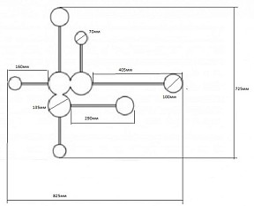 Накладной светильник Kink Light Фирс черный арт. 2206,19