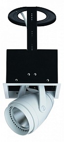 Встраиваемый светильник Arte Lamp Cardani черный арт. A1618PL-1WH