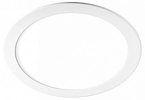 Встраиваемый светильник Jazzway  белый арт. PPL-R 18w 4000K IP40 WH