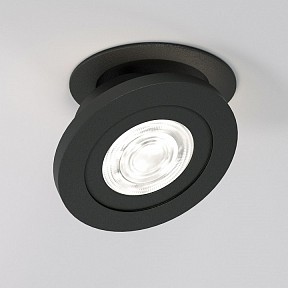 Встраиваемый светильник Elektrostandard Surf черный арт. 25084/LED