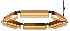 Подвесная люстра Maytoni Flat черный арт. MOD296PL-L40BC3K