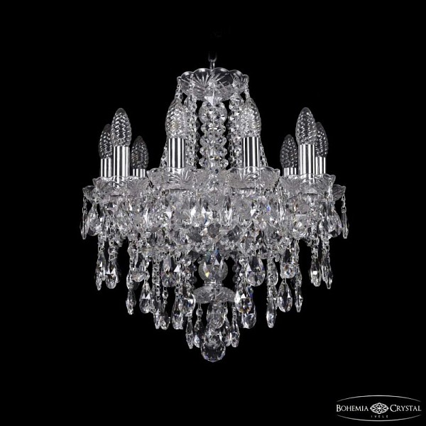 Подвесная люстра Bohemia Ivele Crystal 1415 никель арт. 1415/10/141 Ni
