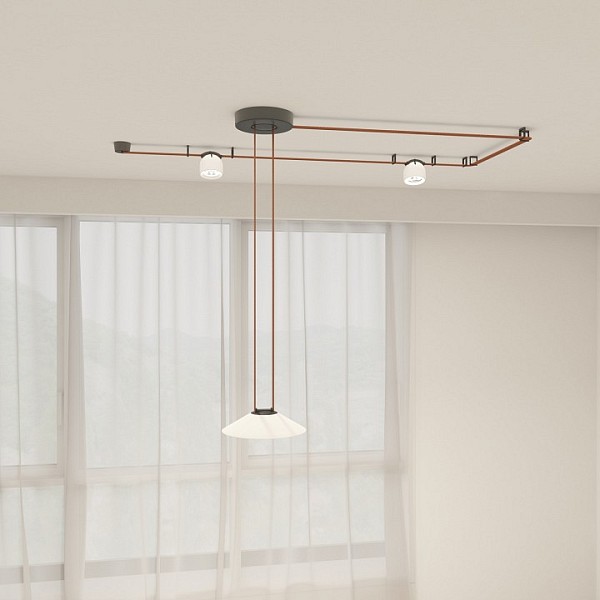 Накладной светильник Denkirs BELTY SPOT черный арт. DK5541-WH+BK