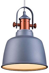 Подвесной светильник Lucia Tucci Industrial металл арт. INDUSTRIAL 1820.1 SAND SILVER