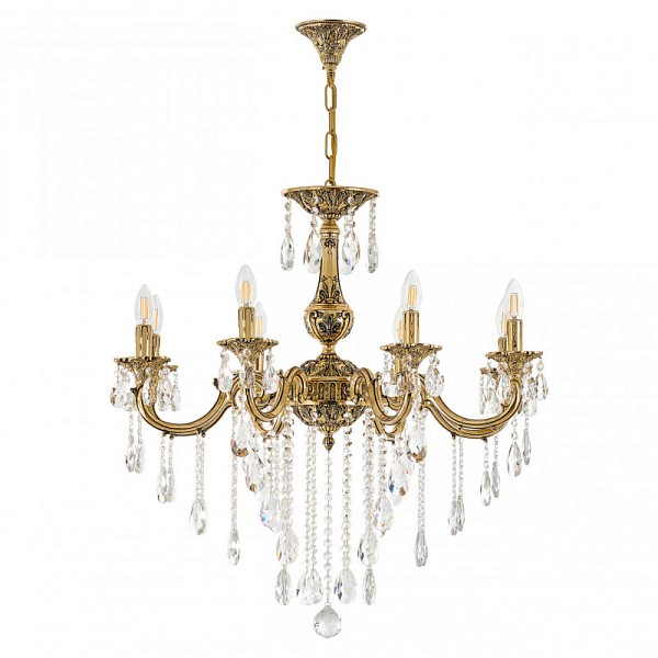 Подвесная люстра Bohemia Ivele Crystal AL7801 золото арт. AL78101/8/250 B GB