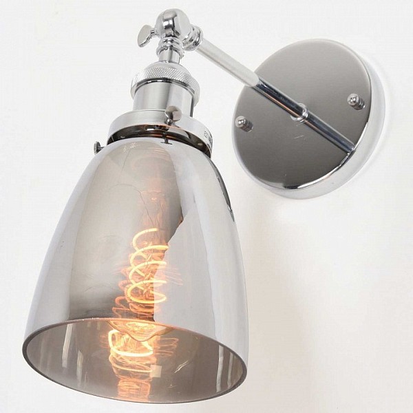 Бра LUMINA DECO Fabi хром арт. LDW 6800-1 CHR+GY