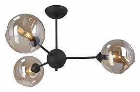 Люстра на штанге Vitaluce V4321 черный арт. V4321/3PL