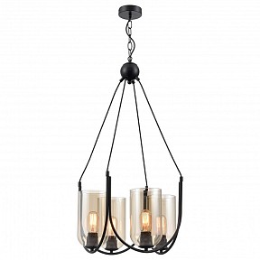 Подвесная люстра Vele Luce Fiamma черный арт. VL5812P04