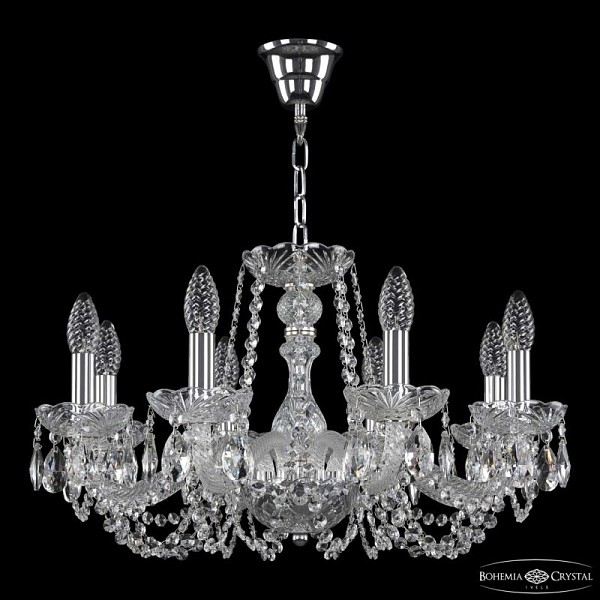 Подвесная люстра Bohemia Ivele Crystal 119 никель арт. 119/8/200 Ni