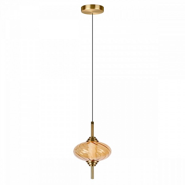 Подвесной светильник Loft it Helix бронза арт. 10421/C Amber