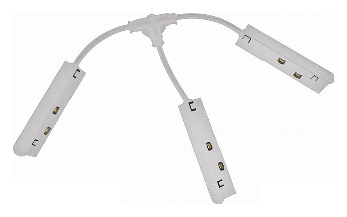 Соединитель для треков iLedex Technical VISION48/22 белый арт. T-TYPE POWER CONNECT 4822-WH