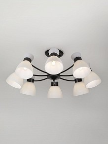 Люстра на штанге Rivoli Aemilia черный арт. 9185-308