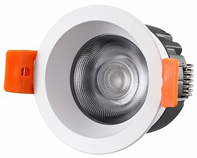 Встраиваемый светильник iLedex Technical Mars белый арт. DIM 107-7W-D64-3000K-24DG-WH