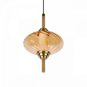 Подвесной светильник Loft it Helix бронза арт. 10421/C Amber