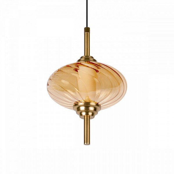 Подвесной светильник Loft it Helix бронза арт. 10421/C Amber