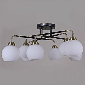 Потолочная люстра ILLUMICO  бронза арт. IL0252-8CSQ-79 BK AB