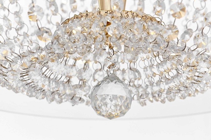 Подвесной светильник LUMINA DECO Disposa золото арт. LDP 7018-500 PR+F.GD