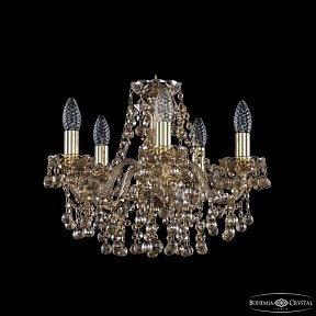 Подвесная люстра Bohemia Ivele Crystal 1409 золото арт. 1409/5/141 G M721
