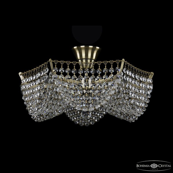 Подвесная люстра Bohemia Ivele Crystal 7708 золото арт. 77081/42 Pa