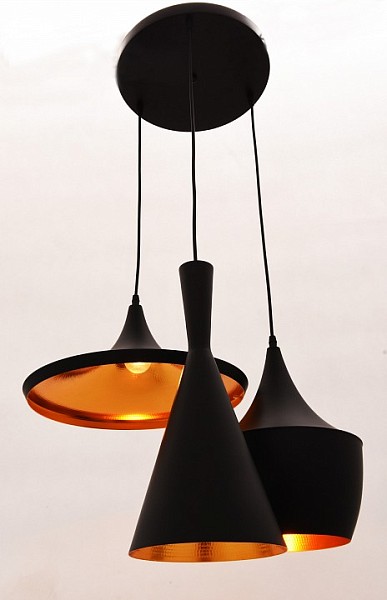Подвесной светильник LUMINA DECO Foggi черный арт. LDP 7712-3 BK