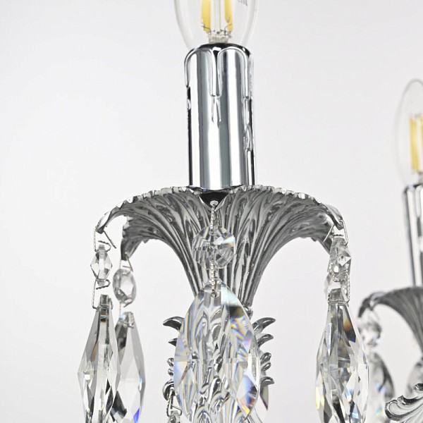 Подвесная люстра Bohemia Ivele Crystal AL7901 никель арт. AL79101/6/175 B NW