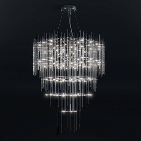 Подвесная люстра Bogate's Queen хром арт. 91101 LED