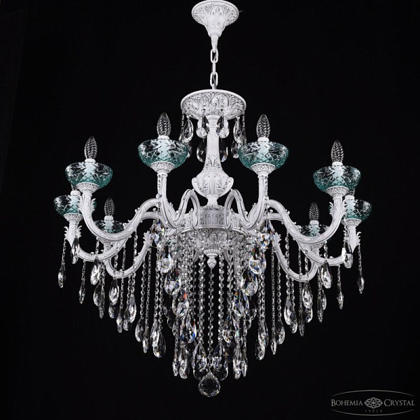 Подвесная люстра Bohemia Ivele Crystal AL7901 белый арт. AL79101/10/300 B WMN P Birusa/M-1F