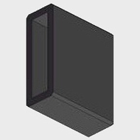 Заглушка Italline IT010 черный арт. IT010-4014 black