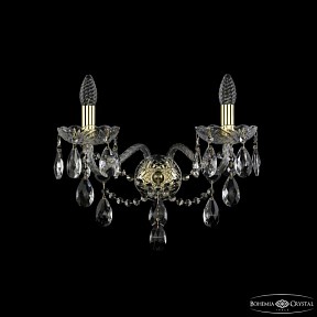 Бра Bohemia Ivele Crystal 1415 золото арт. 1415B/2/200/XL G